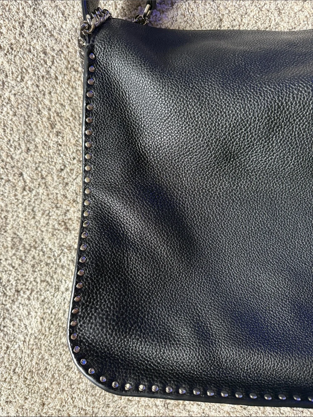 Michael Kors Black Leather Shoulder Bag